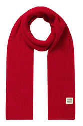 LONDON - GOTS Organic Cotton Scarf Bright Red